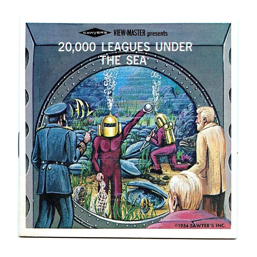20,000 Legues Under the Sea - View-Master 3 Reel Packet - 1954 - vintage -  (B370-S4) –