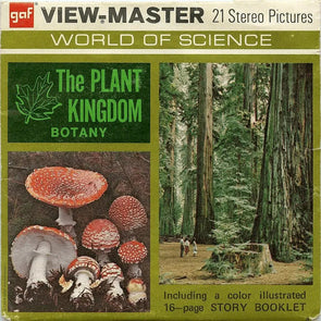 Plant Kingdom - Botany - Vintage View-Master 3 Reel Packet - 1970s views Packet 3dstereo 