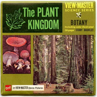 Plant Kingdom - View-Master - Vintage - 3 Reel Packet - 1970s views ( PKT-B680-G1A) Packet 3dstereo 