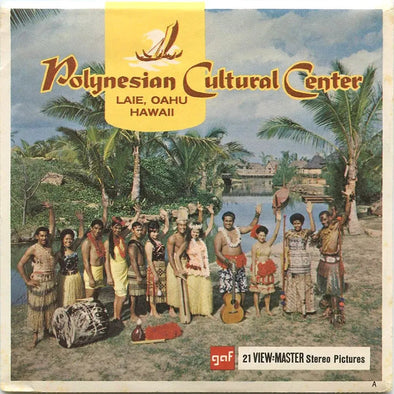Polynesian Cultural Center - View-Master 3 Reel Packet - 1960s - vintage - A129-G1A Packet 3dstereo 