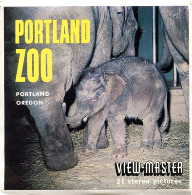 Portland Zoological Gardens - Views-Master 3 Reel Packet - 1960s views - vintage ( ECO-A252-S5) 3Dstereo.com 