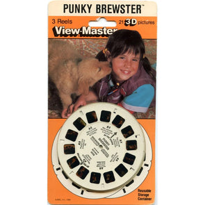 Punky Brewster - View-Master 3 Reel Set on Card - NEW - (VBP-4068) 3dstereo 