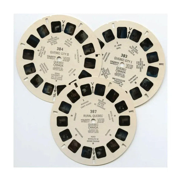 Quebec City - Canada - View-Master Vintage - 3 Reel Packet - 1950s view A050 Packet 3dstereo 
