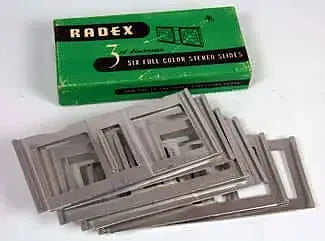 Radex Mounts for Radex 2x2 Binocular-Scope - Box of 6 - vintage 3dstereo 