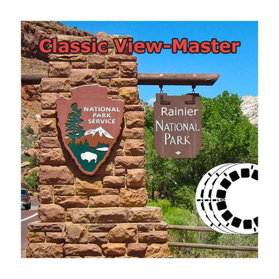Rainier National Park - Vintage Classic View-Master - 1950s views CREL 3dstereo 