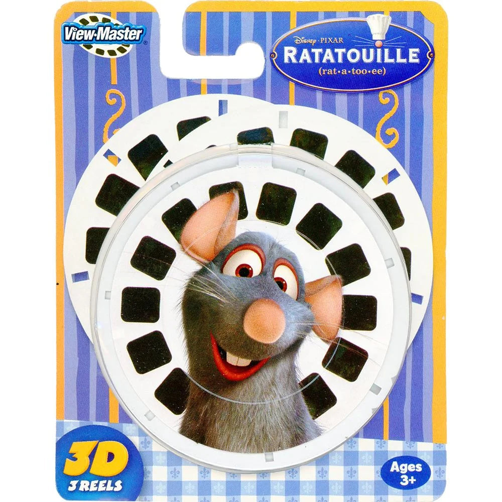 Ratatouille - View-Master 3 Reel Set on Card - NEW - (6994)