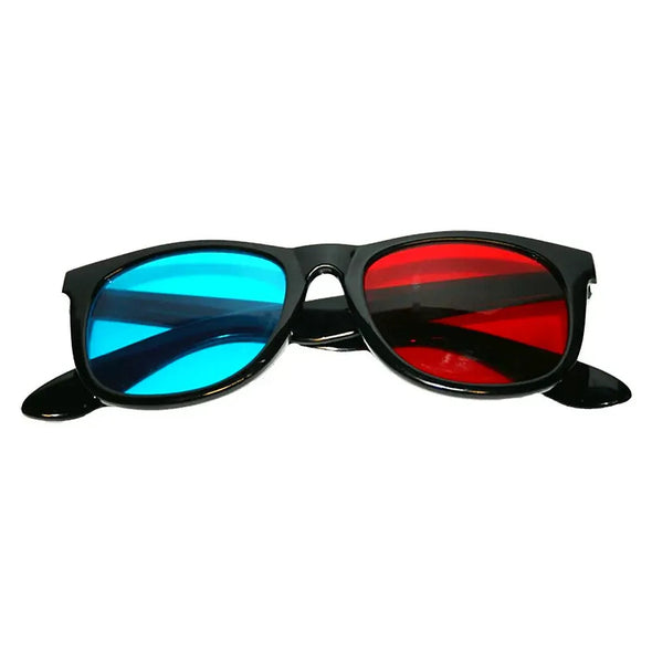 Red/Cyan - 3D Anaglyph Glasses - Classic Design Plastic Frame - NEW 3dstereo 