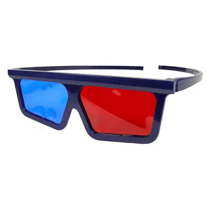 Red/MONITOR BLUE Anaglyph Glasses Plastic Folding Frame - NEW 3dstereo 