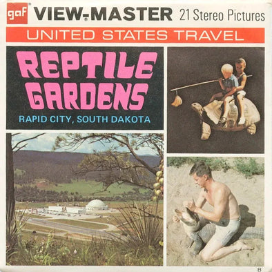Reptile Gardens Rapid City, South Dakota View-Master - View-Master 3 Reel Packet - 1970s views - vintage - (A488-G3B) 3Dstereo 