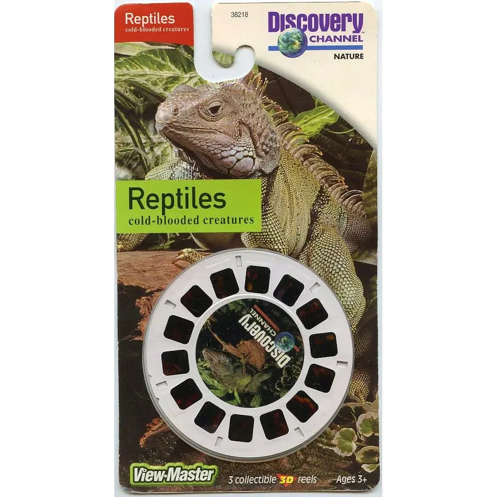 Reptiles - Cold- Blooded Creatures - View-Master 3 Reel Set on Card - –