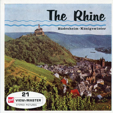 Rhine (The) - View-Master - Vintage - 3 Reel Packet - 1970s views (PKT-C407-BG1) Packet 3dstereo 