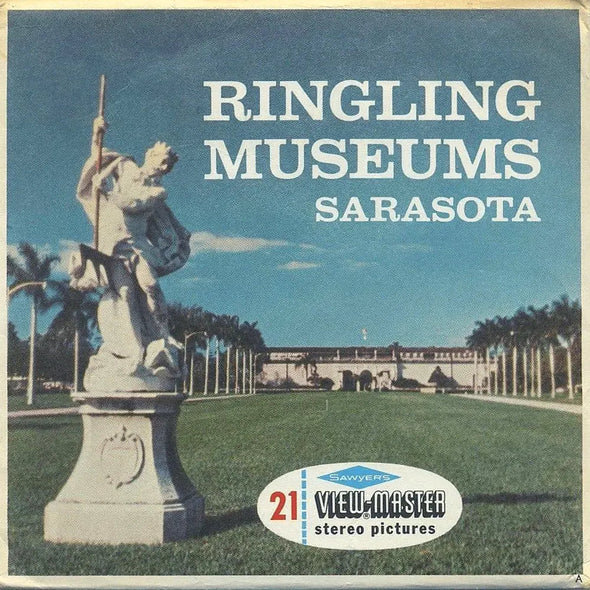 Ringling Museums, Sarasota, Florida - View-Master 3 Reel Packet - 1970s views - vintage - (PKT-A994-S6A) Packet 3dstereo 