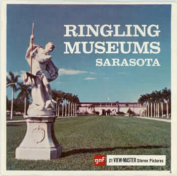 Ringling Museums, Sarasota, U.S.A. - View-Master - Vintage - 3 Reel Packet - 1970s views - A994 3Dstereo 