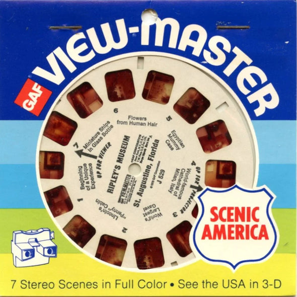 Ripley's Museum - View-Master Souvenir Single Reel - Vintage - (REL-OL-J529) Reels 3Dstereo.com 