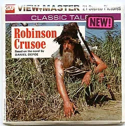 Robinson Crusoe - View-Master - Vintage - 3 Reel Packet - 1970s views - (ECO-B438-G5A) 3Dstereo 