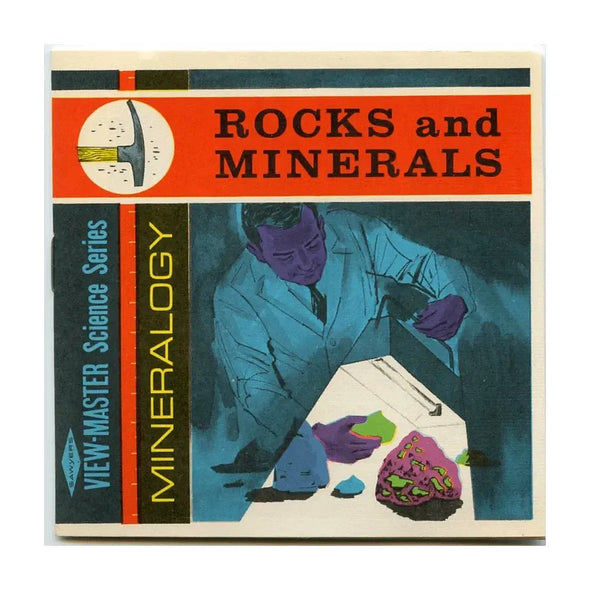 Rocks and Minerals - View-Master - Vintage - 3 Reel Packet - 1960s views (PKT-B677-S6) Packet 3dstereo 