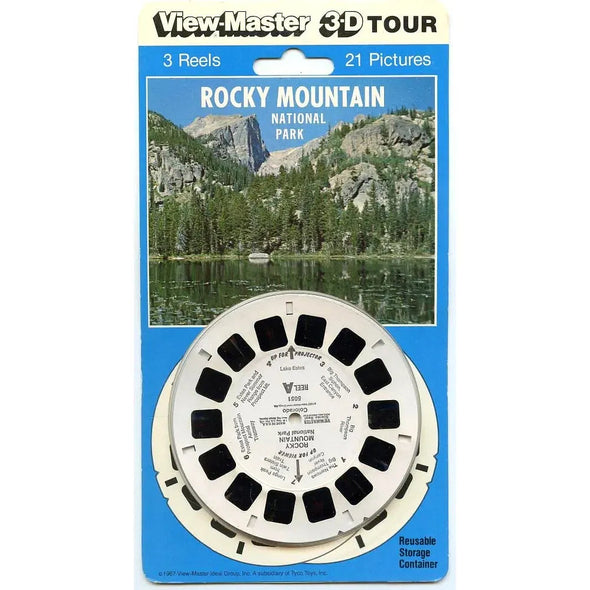 Rocky Mountain National Park - View-Master 3 Reel Set on Card - NEW - (5051)