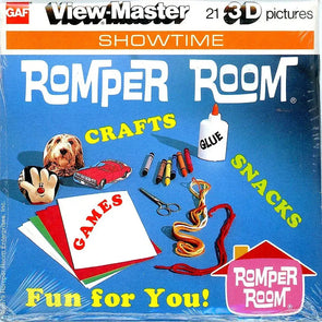 Romper Room - View-Master - 3 Reel Packet - 1970s - Vintage - (PKT-K20-G5m) Packet 3Dstereo 