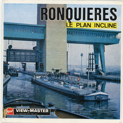 Ronquieres Le Plan Incline - View-Master 3 Reel Packet - 1970s views - vintage - (ECO-C373d-BG3) Packet 3dstereo 