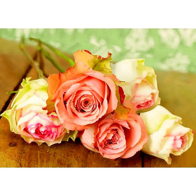 Roses - 3D Lenticular Postcard Greeting Card - NEW Postcard 3dstereo 