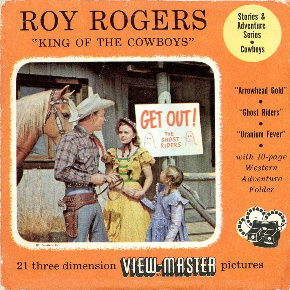 Roy Rogers - King Of The Cowboys - View-Master 3 Reel Packet - 1950s ...