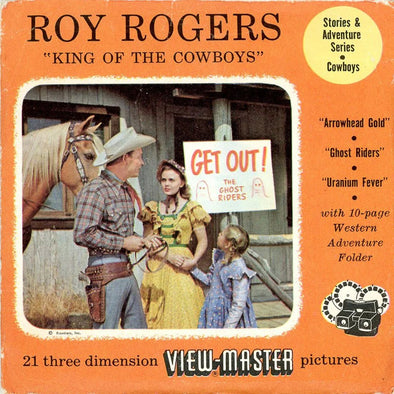 Lot - Vintage 1950's Lot of Western View Master Reels (Hopalong Cassidy,  Roy Rogers, Buffalo Bill, Etc..)