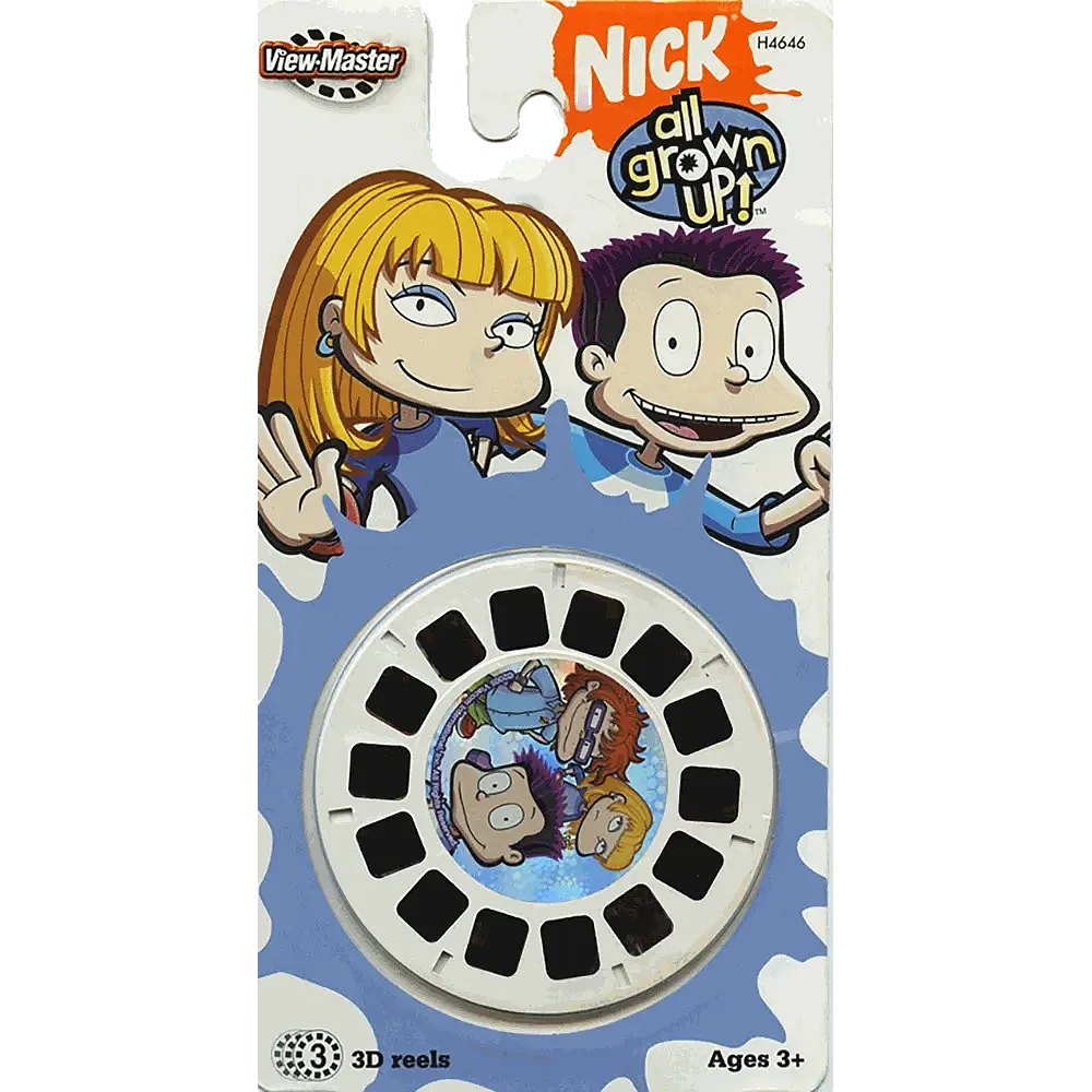 Rugrats all grown Up ViewMaster 3 Reel Set on Card NEW H4646