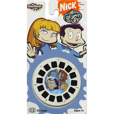 Nick - All Grown Up! - View-Master 3 Reel Set on Card - NEW - H4646 VBP 3dstereo 
