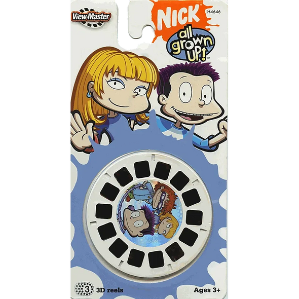 Nick - All Grown Up! - View-Master 3 Reel Set on Card - NEW - H4646 VBP 3dstereo 