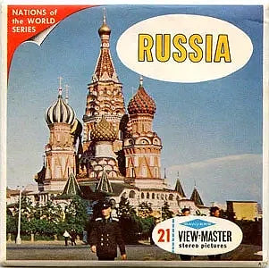 Russia - View-Master - Vintage - 3 Reel Packet - 1960s views -(PKT-B213-S6A) Packet 3Dstereo 