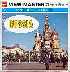 Russia - View-Master - Vintage - 3 Reel Packet - 1970s views - B213 3Dstereo 