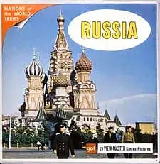 Russia - View-Master - Vintage - 3Reel Packet - 1970s views - B213 3Dstereo 