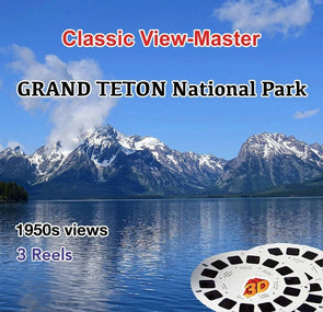 Grand Teton National Park - Vintage Classic View-Master - 1950s views CREL 3Dstereo 