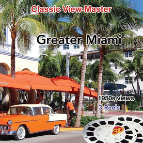 Greater Miami - Vintage Classic View-Master - 1950s views CREL 3Dstereo 