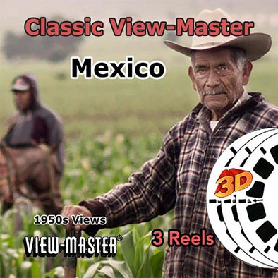 Mexico - Vintage Classic View-Master - 1950s views CREL 3Dstereo 