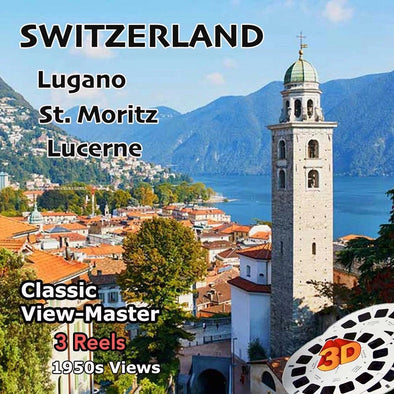 Switzerland - Vintage Classic View-Master - 1950s views CREL 3Dstereo 