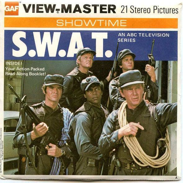 S.W.A.T. - View-Master 3 Reel Packet - 1970s - vintage - (ECO-BB453-G5A) Packet 3dstereo 