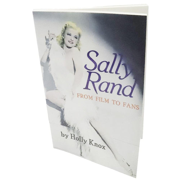 Sally Rand From Film to Fans - book, by Knox - NEW - 1988 Instructions 3dstereo 