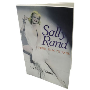 Sally Rand From Film to Fans - book, by Knox - NEW - 1988 Instructions 3dstereo 