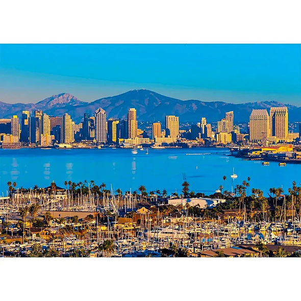 San Diego Skyline - 3D Lenticular Postcard Greeting Card - NEW Postcard 3dstereo 