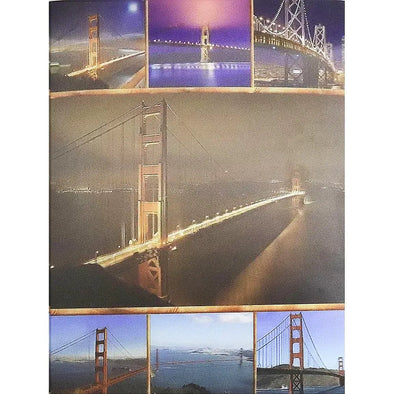 San Francisco Bridges - 3D Lenticular Poster - 12x16 - NEW
