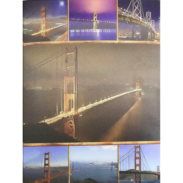 San Francisco Bridges - 3D Lenticular Poster - 12x16 - NEW Poster 3dstereo 