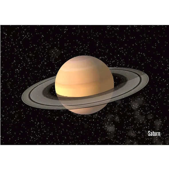 Saturn - 3D Lenticular Postcard Greeting Card - NEW Postcard 3dstereo 