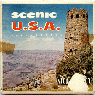 Scenic U.S.A. - Souvenir pack - View-Master 3 Reel Packet - 1960s views - vintage - (ECO-A996-S5) 3Dstereo 