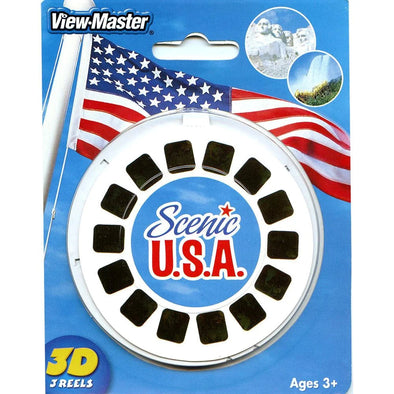 Scenic U.S.A - View-Master 3 Reel Set on Card - NEW - (VBP-7900) VBP 3dstereo 