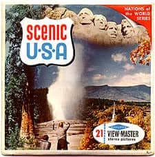 Scenic U.S.A. - View-Master - Vintage - 3 Reel Packet - 1960s views - (PKT-A996-S6a)
