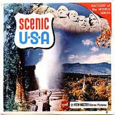 Scenic U.S. A. - View-Master - Vintage - 3 Reel Packet - 1970s views - A996