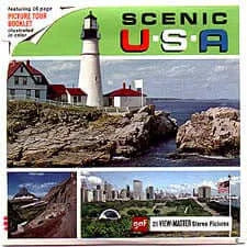 Scenic U.S.A. - View-Master - Vintage - 3 Reel Packet - 1970s views - (PKT-A996-G1C)