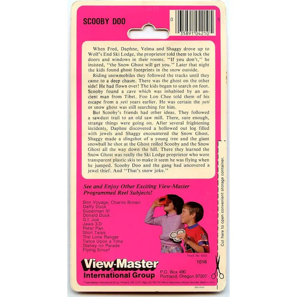 Scooby Doo - View-Master 3 Reel Set on Card - NEW - (VBP-1016)