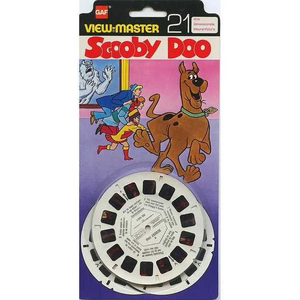 Scooby Doo - View-Master 3 Reel Set on Card - 1978 - vintage - (BB-553-123N) VBP 3dstereo 